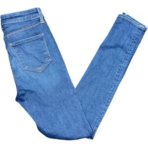 L'Agence Marguerite High Rise Skinny Jeans Women's 26 Dark Blue Vintage Wash‎